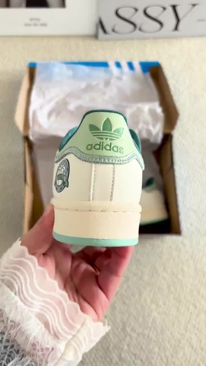 奶绿阿迪贝壳头，被这颜值折服了！！