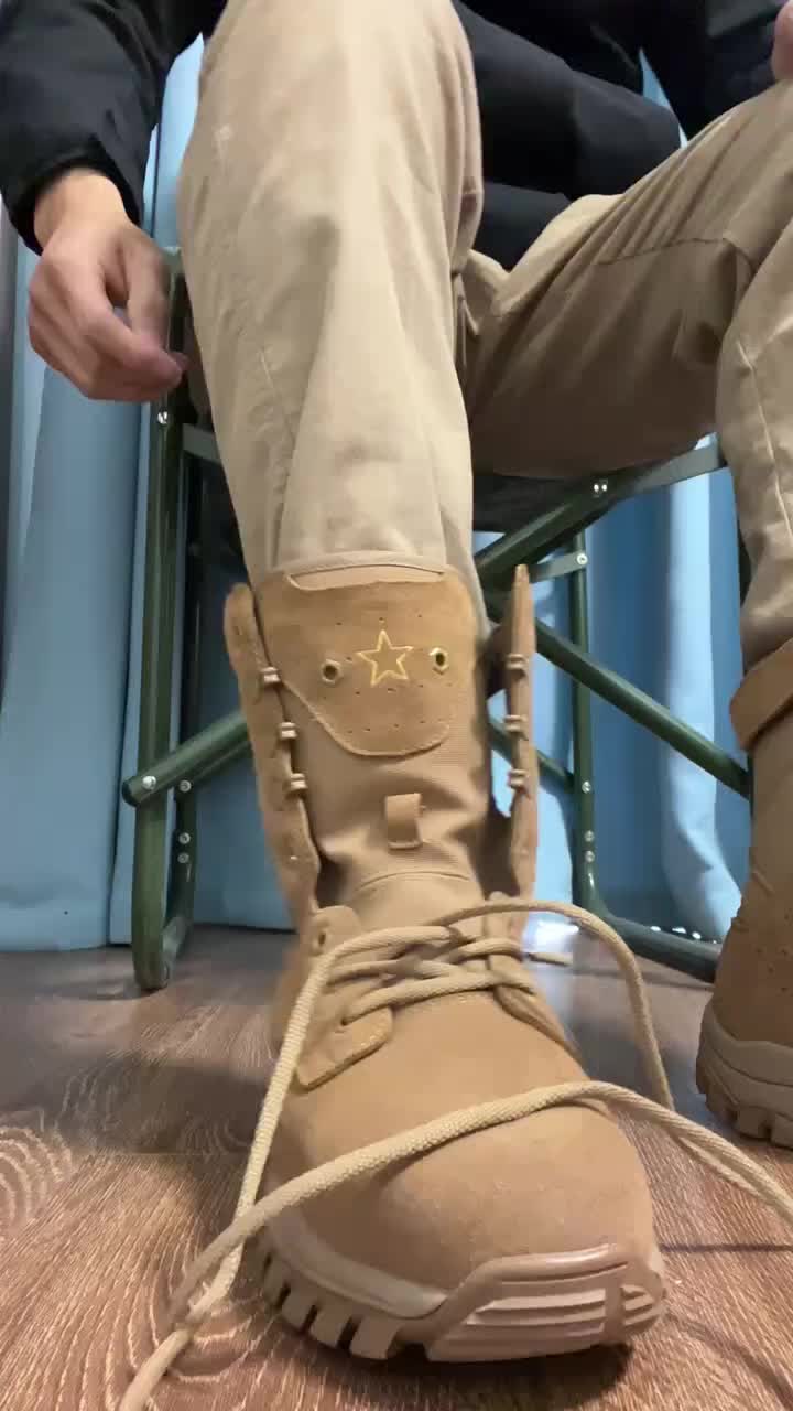 四十秒教你学会21作战爹鞋带怎么系 