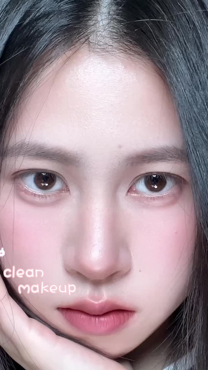 clean makeup｜🎀极致原生感韩妆