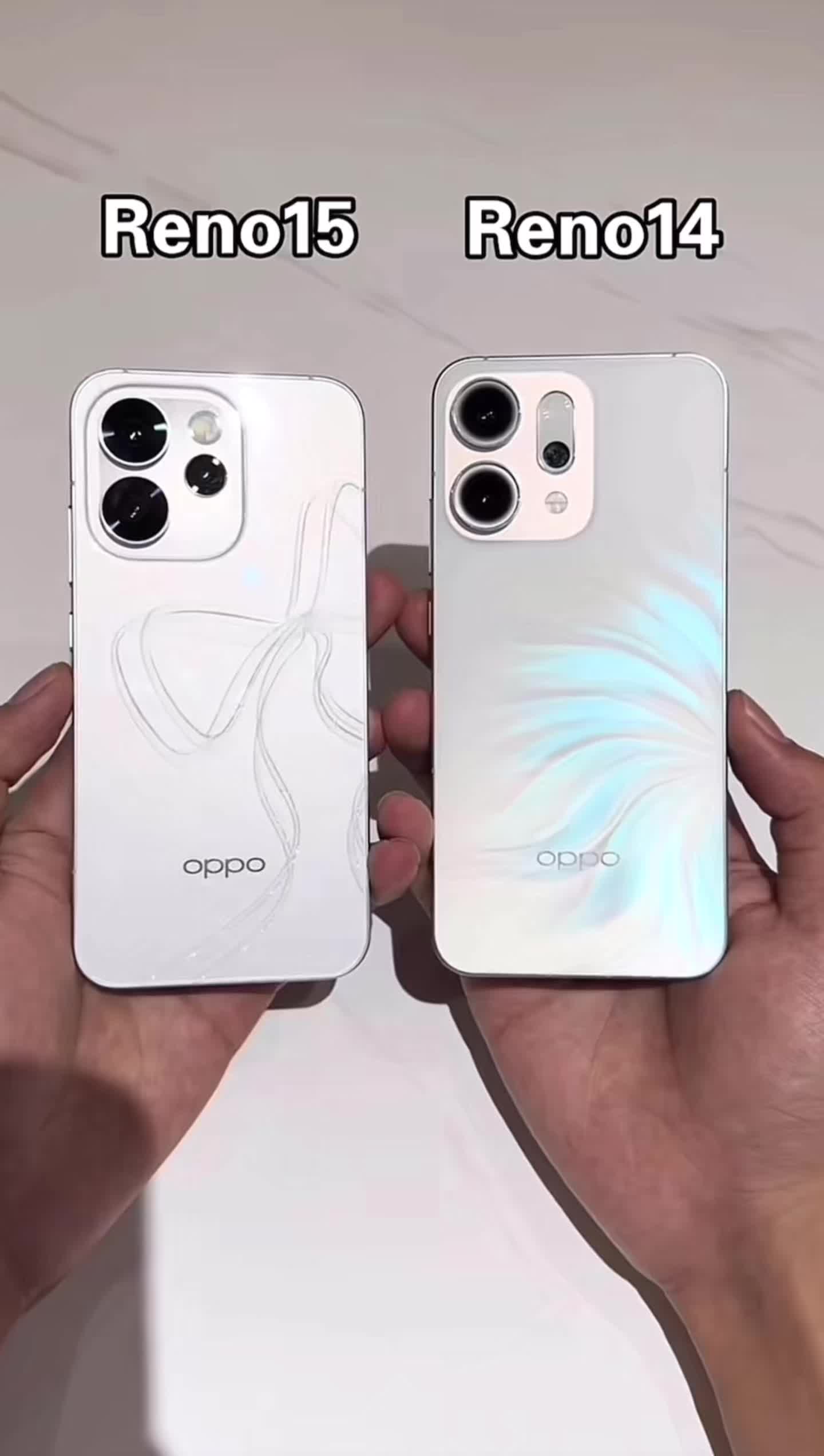 OPPOreno14对比15，你会怎么选