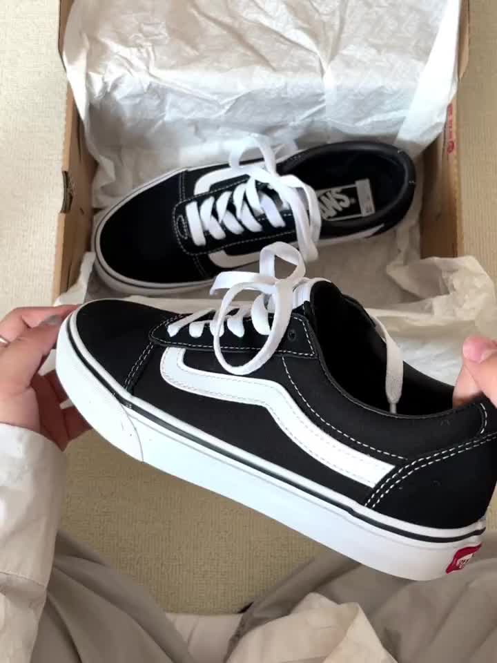 ✨Vans经典黑白板鞋开箱✨
