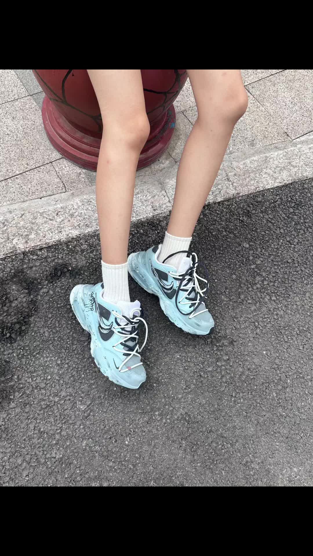 Nike Air Max Fusion 雾蓝海盐——我的潮酷休闲新宠