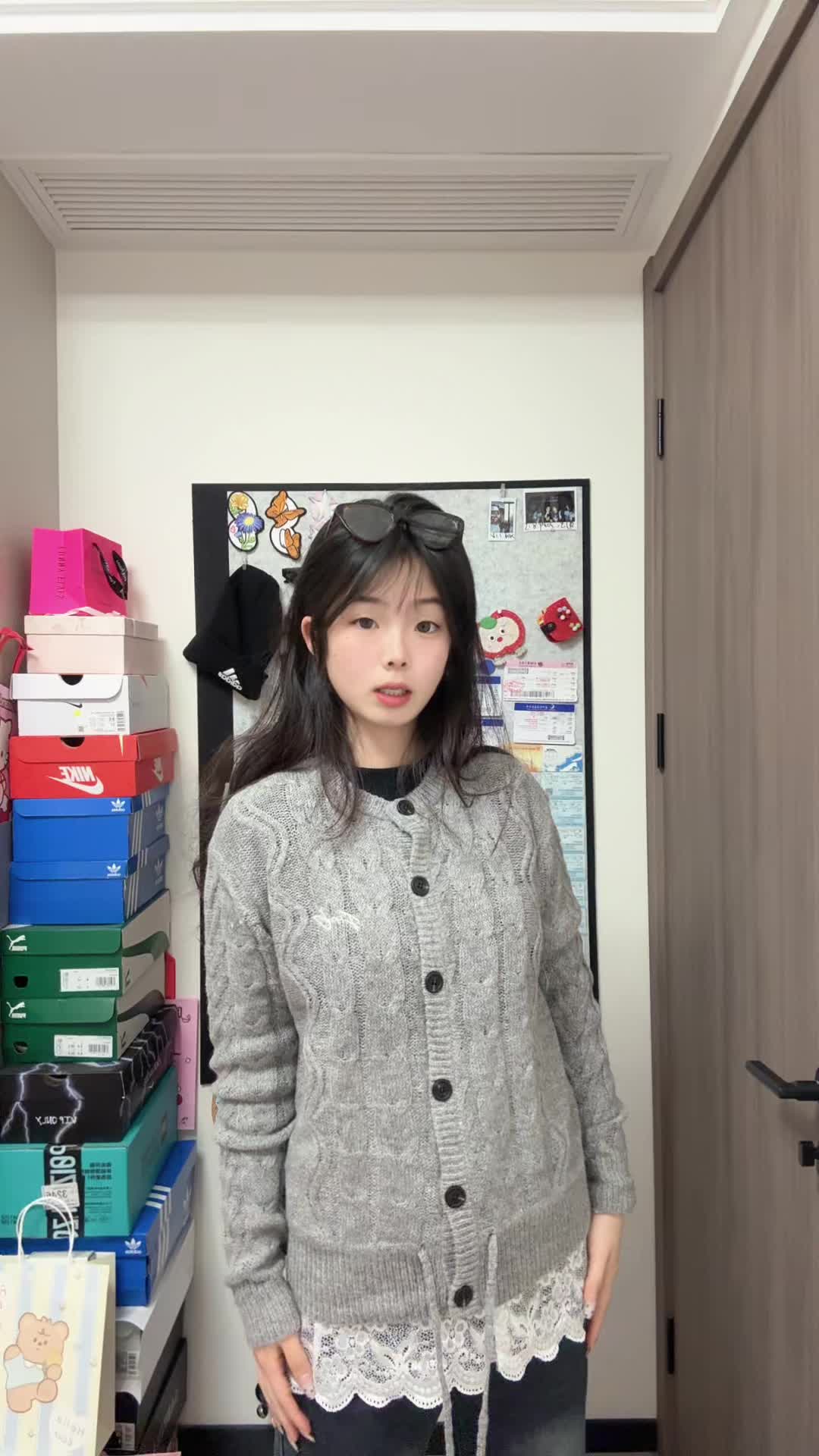 好喜欢我滴韩版开衫呀