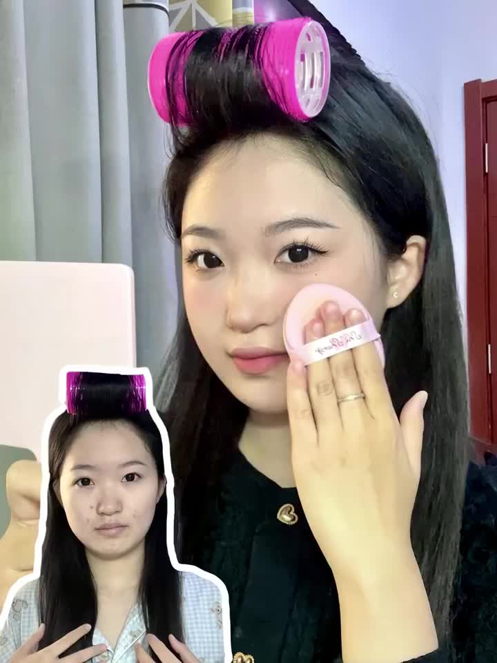 沉浸式化妆｜冬日蜜桃小兔妆～