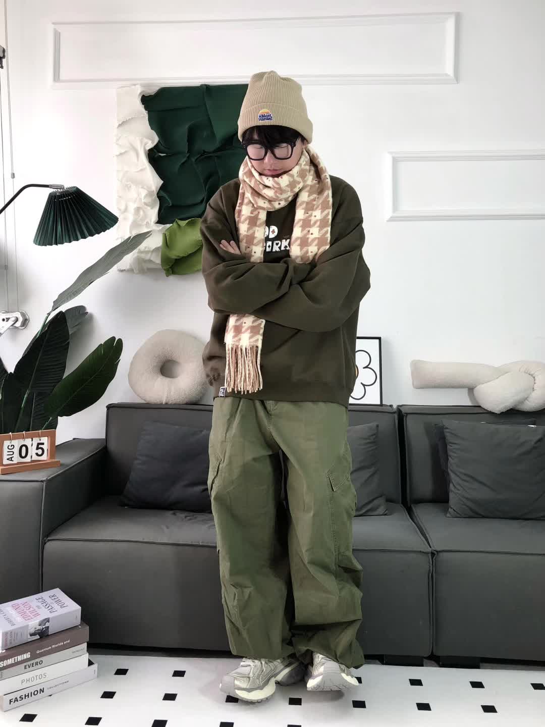 冬天穿暖暖的衣服~好喜欢慵懒的感觉💤