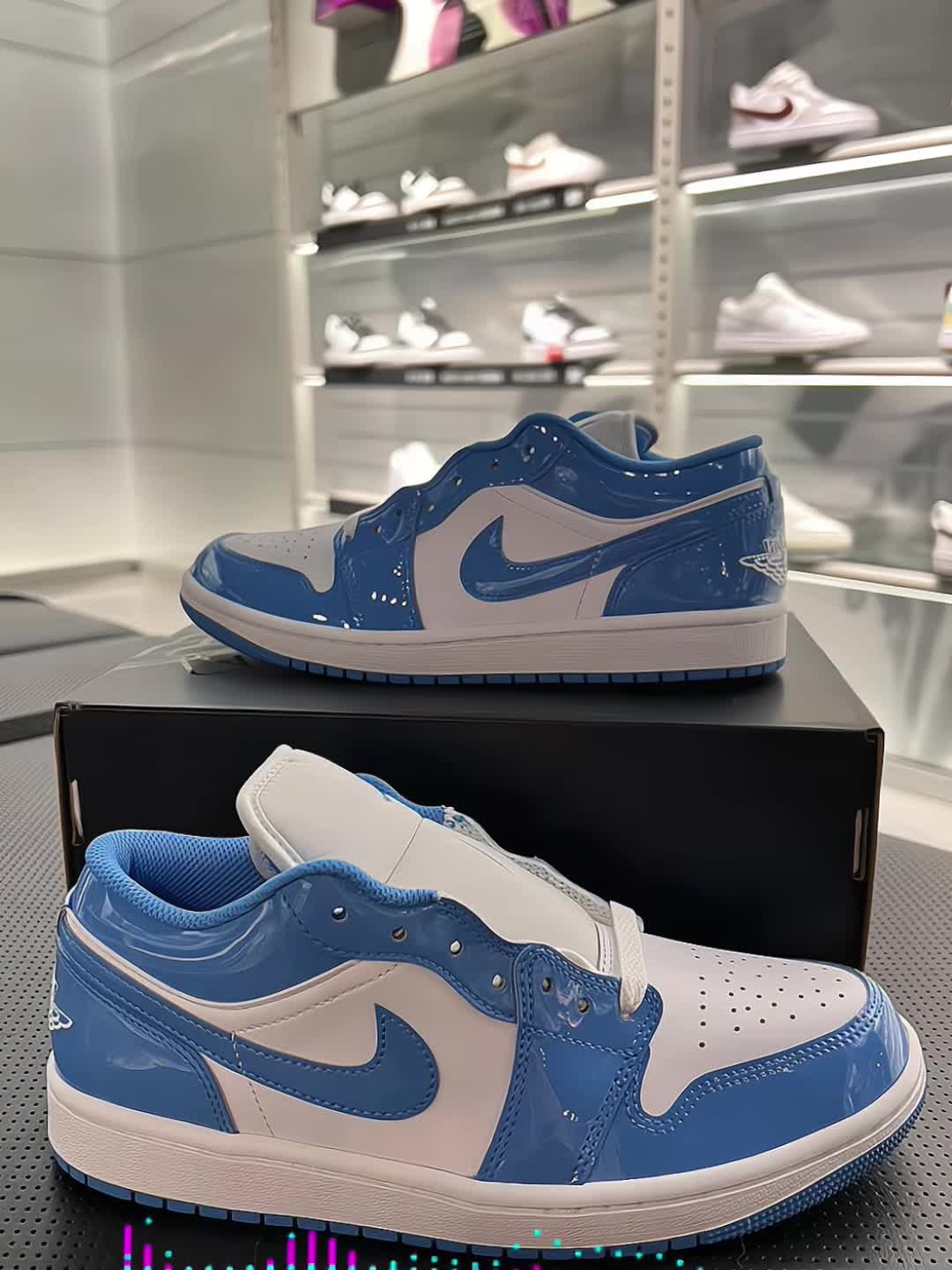 Jordan1 漆面 北卡蓝 经典回归