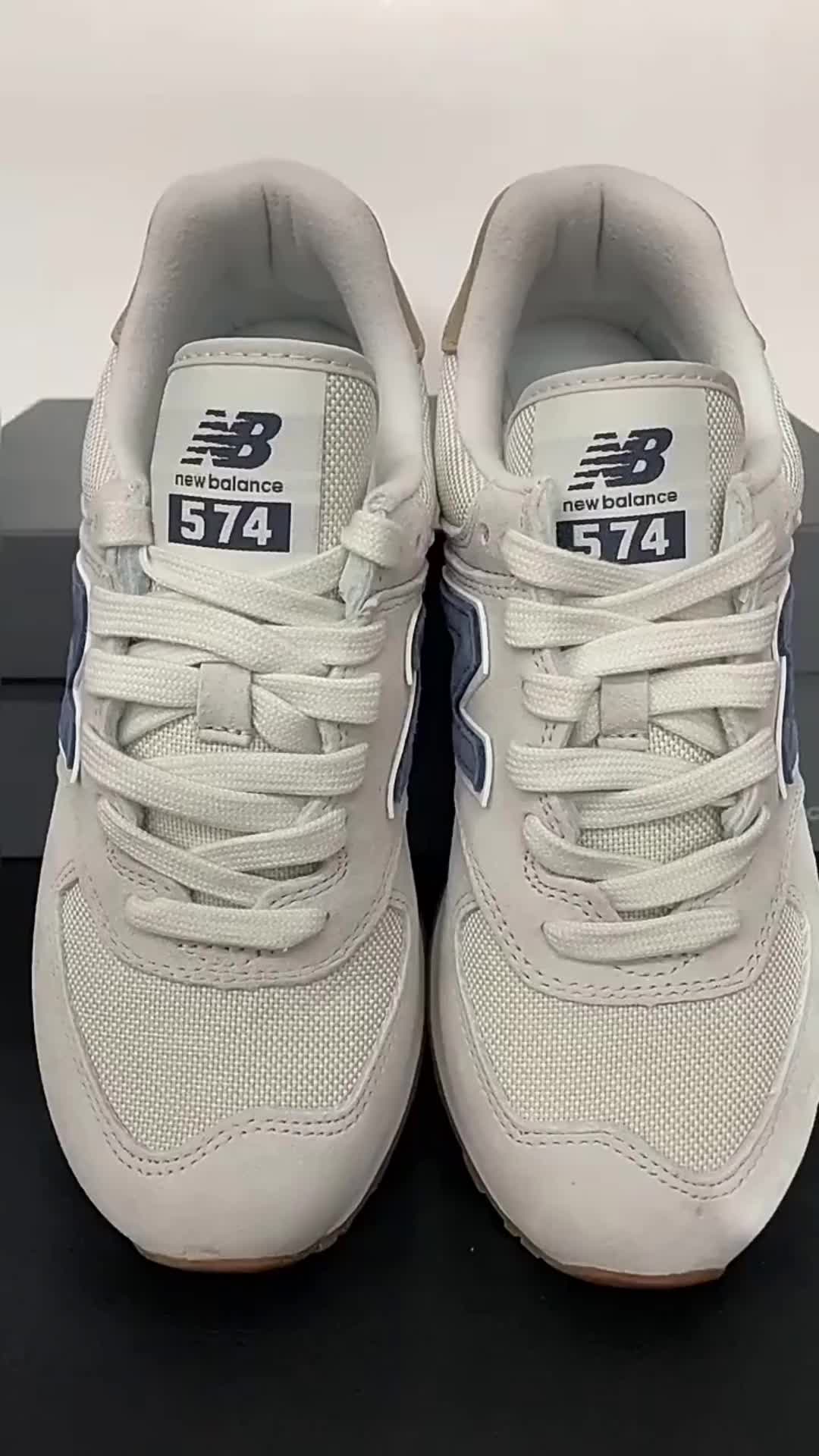 开学季NB574浅驼色情侣球鞋