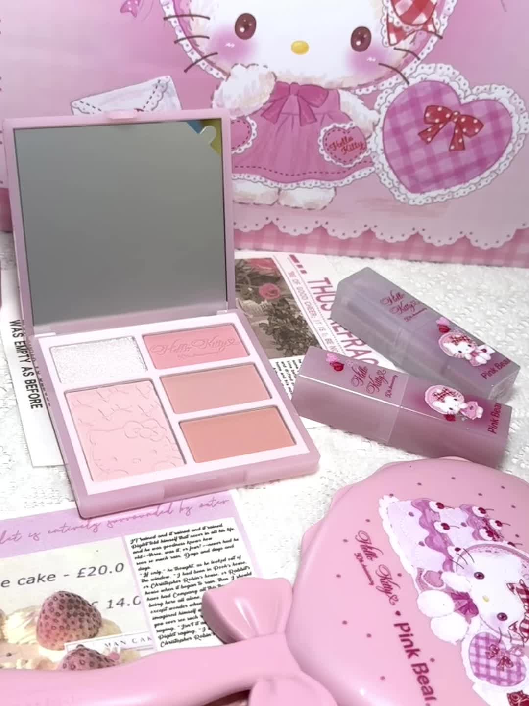 谁不爱hellokitty联名彩妆!