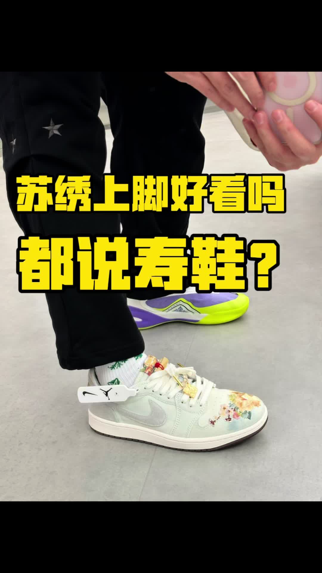 都说是寿鞋？一双绣花鞋？