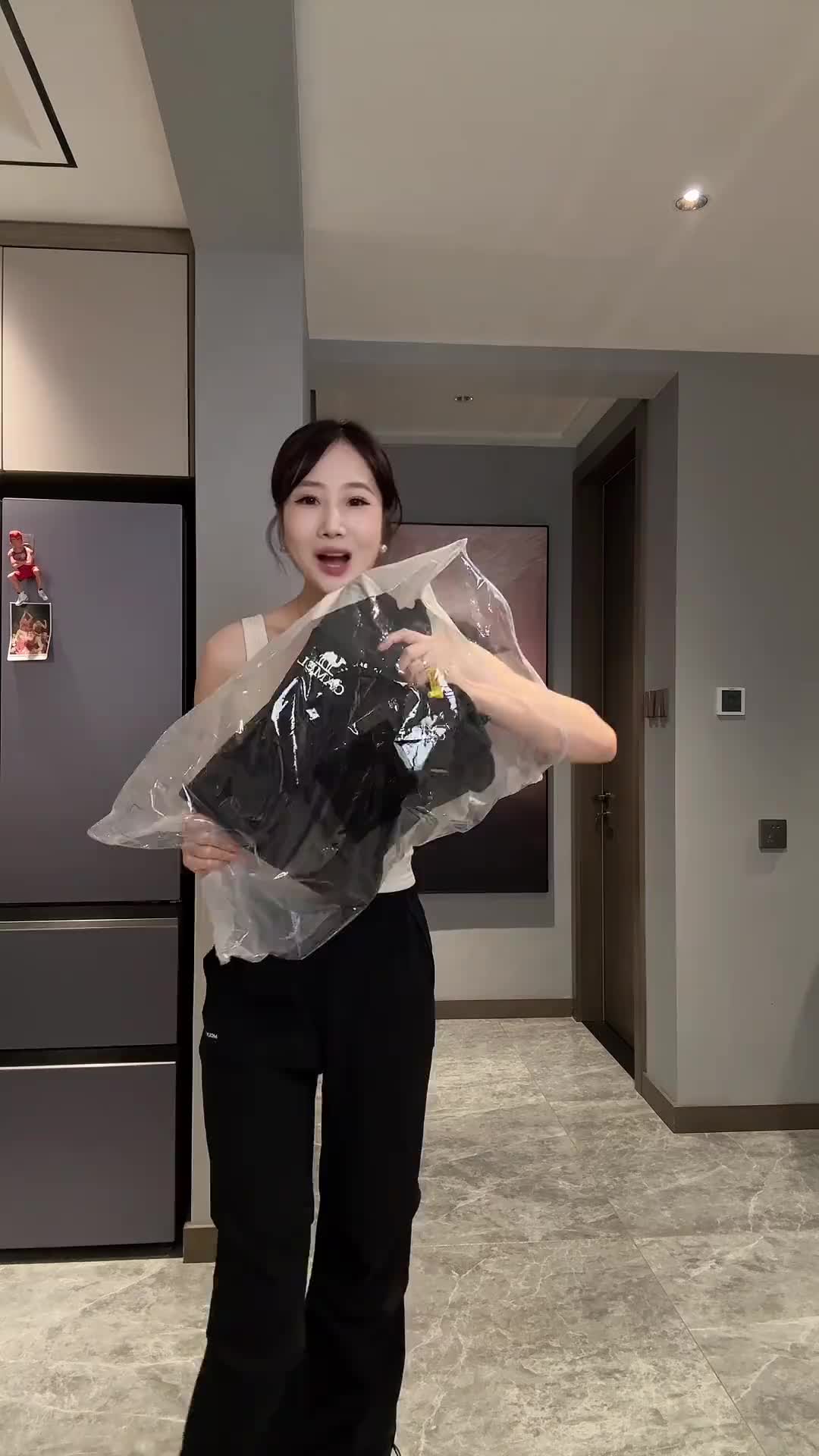 M码宽松 里面可以搭配摇粒绒内搭