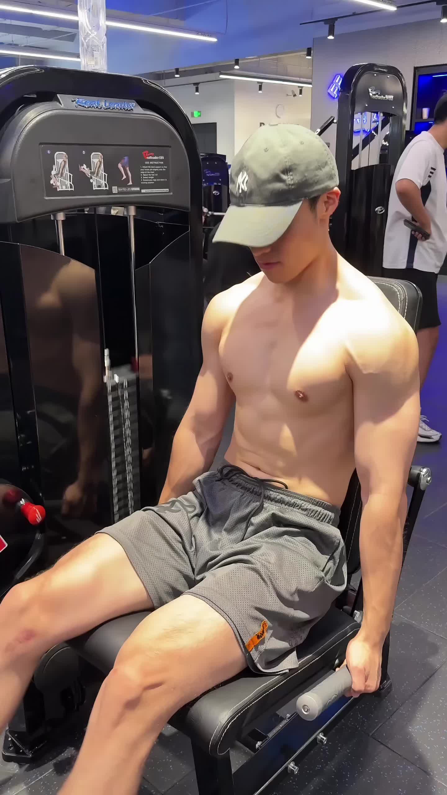 练个手臂腿力竭了