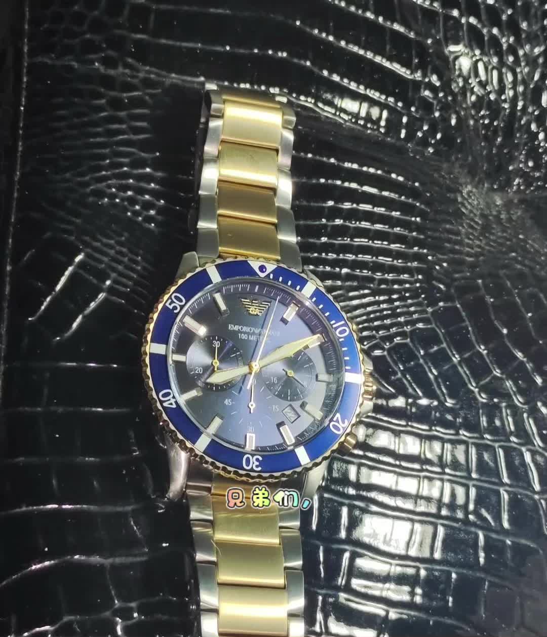 型男必备！阿玛尼AR11362计时腕表来袭