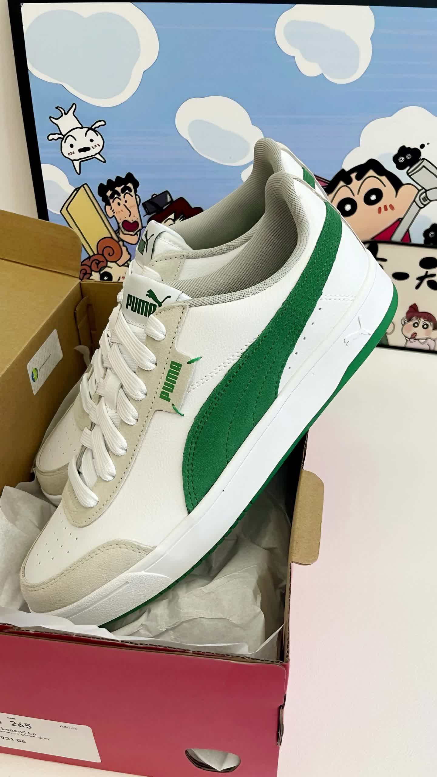 ☑️绿色系的彪马小板鞋很适合夏天哟‼️