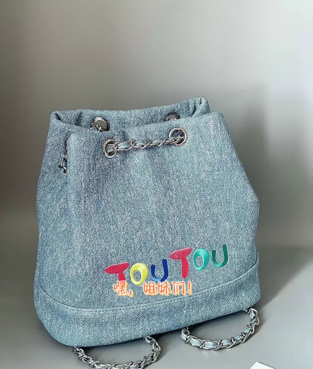 🎒超火 TOUTOU 水桶包，时尚百搭少女心爆棚！